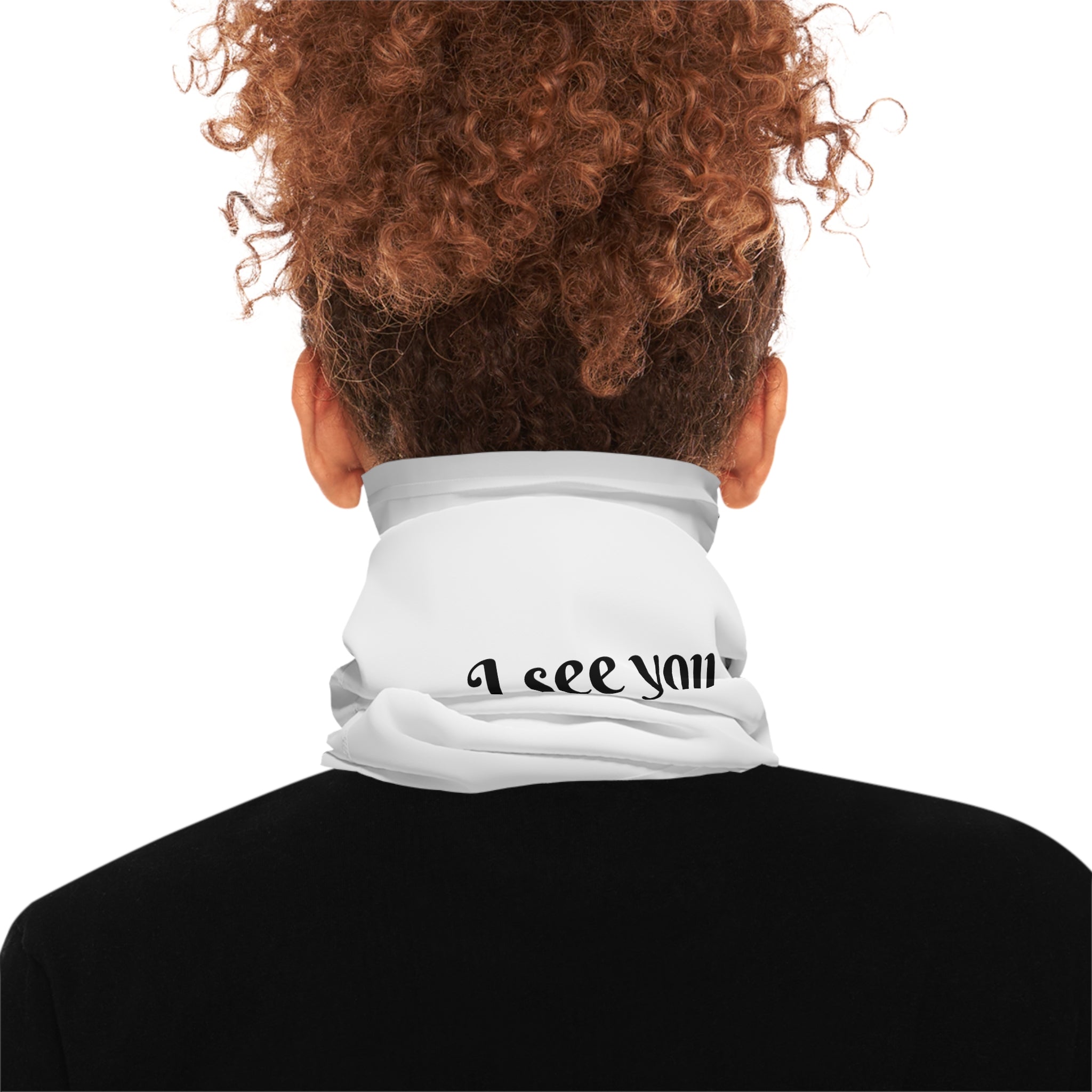 Lightweight Neck Gaiter: I See You, Versatile Face Covering for Outdoor Adventures, Stylish Neck Warmer, Festival Accessory, Gift Idea