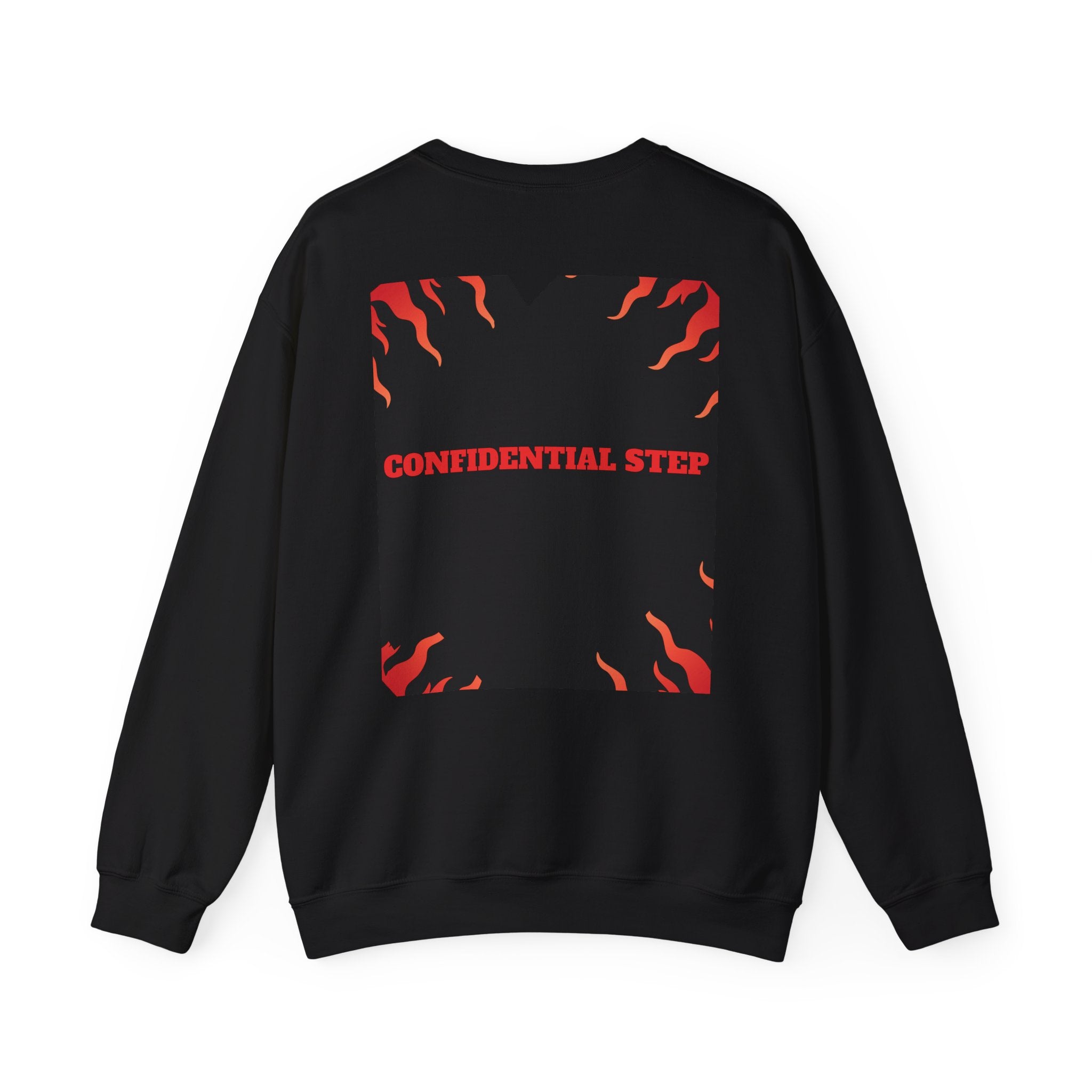 Unisex Cool Flame Graphic Sweatshirt, Trendy Crewneck, Casual Wear, Gift for Friends, Street Style Layering