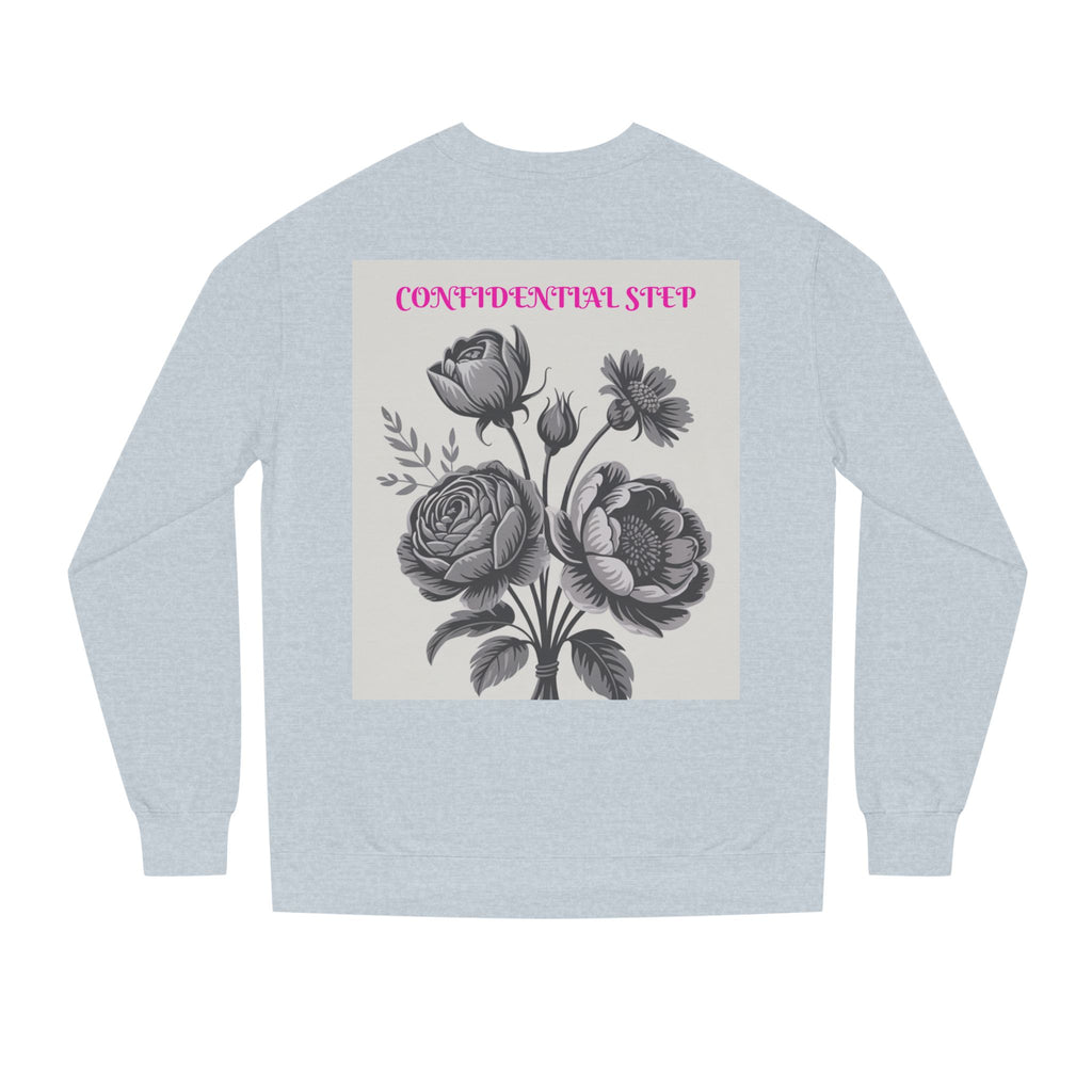 Chic Floral Crew Neck Sweatshirt - Cozy Unisex Style for Spring, Casual Wear, Gift for Her, Trendy Lounge, Everyday Comfort