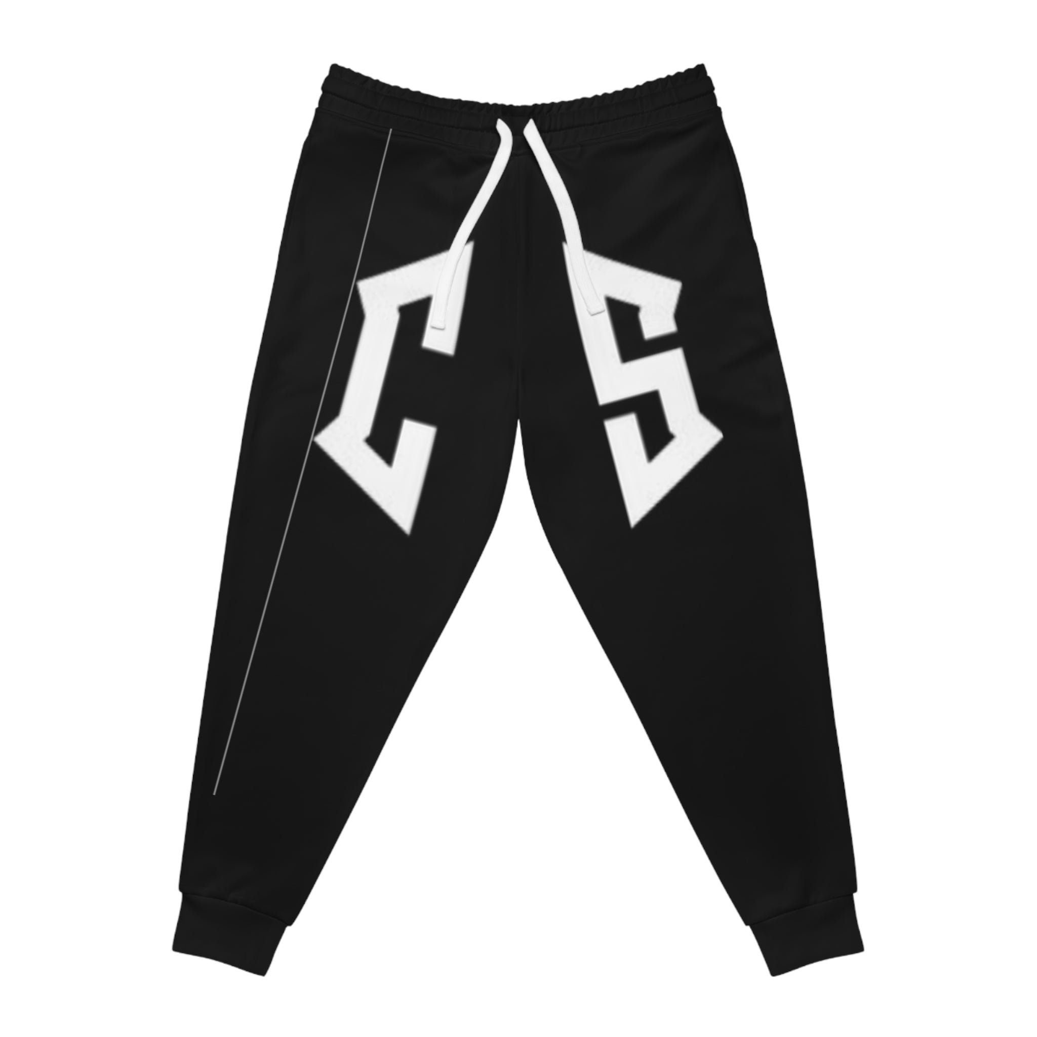 Athletic Joggers with Bold Logo - Trendy Workout Pants for Fitness Lovers, Casual Wear, Gift for Gym Enthusiasts, Everyday Comfort
